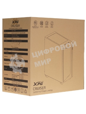 Компьютерный корпус ADATA XPG CRUISERST белый Mid-Tower, Micro-ATX, Mini-ITX, Standard-ATX