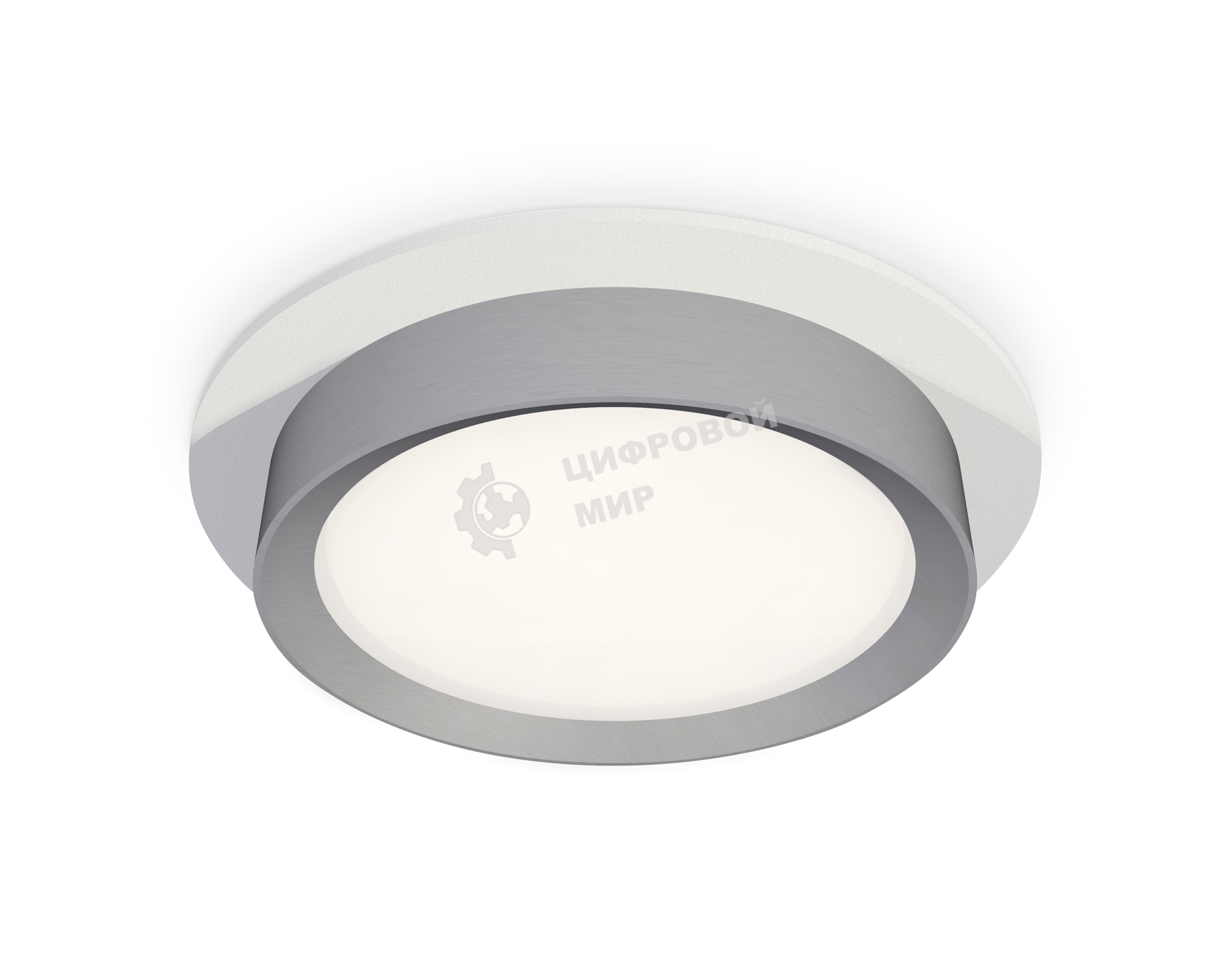 Комплект встраиваемого светильника Ambrella light XC8050004 SWH/MCH белый песок/хром матовый GX53 (C8050, N8121)