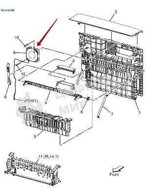 Вентилятор Xerox VL B405 (127E86631/127E86632)