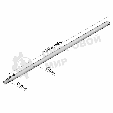 Мачта для антенн Rexant КРЫМ-5 телескопическая, 450 см