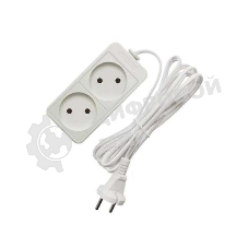 Удлинитель 2х3м без заземл. 10А IP20 2.2 кВт Союз 481S-1203