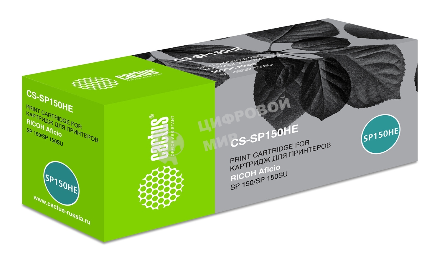 Картридж лазерный Cactus CS-SP150HE черный (1500 стр.) для Ricoh Aficio SP 150/SP 150SU
