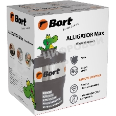 Измельчитель пищевых отходов Bort Alligator Max, 560 Вт., объем 1 600 мл., ПДУ