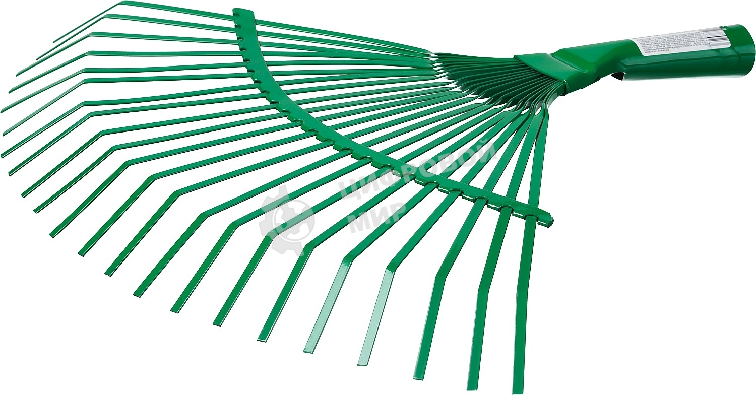 Грабли веерные без черенка, РОСТОК 39621, пластинчатые, 385x450 мм