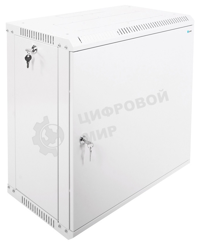 Шкаф телекоммуникационный настенный разборный 12U (600х350) дверь металл, ШРН-Э-12.350.1