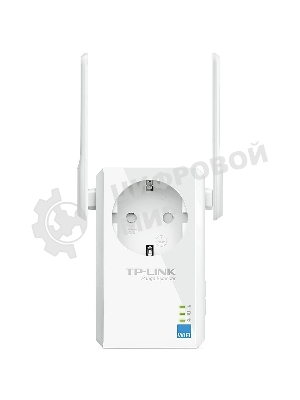 Сетевой адаптер TP-Link SOHO TL-WA860RE 300Mbps Wireless N Wall Plugged Range Extender with AC Passthrough, QCA(Atheros), 2T2R, 2.4GHz, 802.11b/g/n, 1 10/100Mbps LAN port, Range Extender button, Range Extender mode, suppo поставляется без кабеля RJ-45