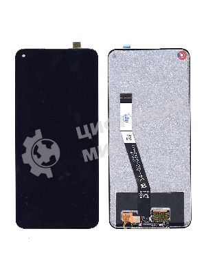 Дисплей для Xiaomi Redmi Note 9, Redmi 10X (MOD IC Cable) черный