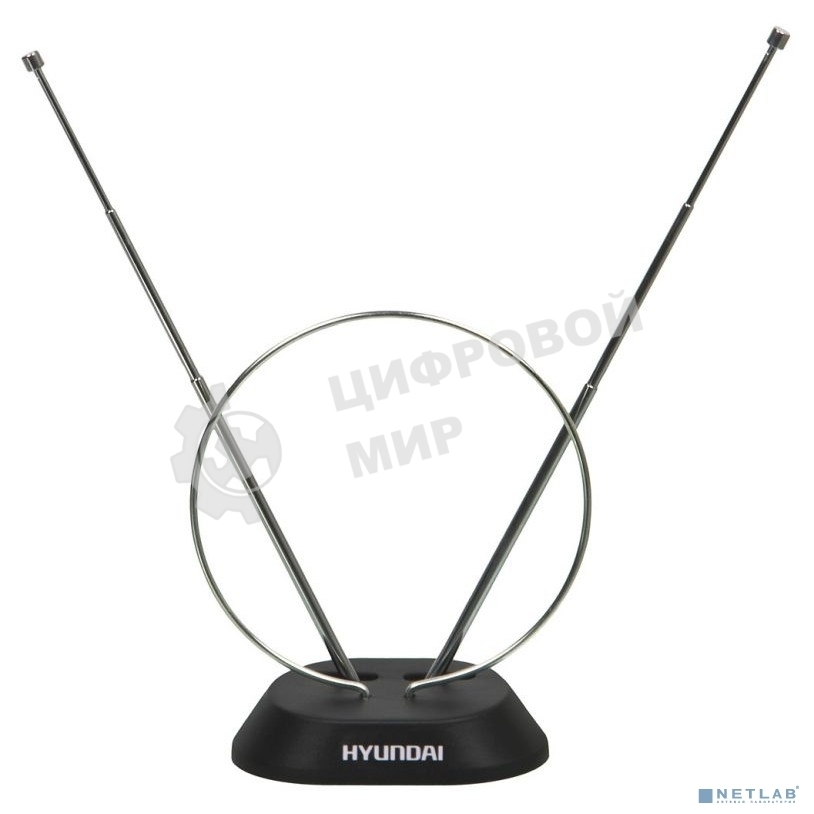Антенна телевизионная Hyundai H-TAI100 3дБ пассивная черный