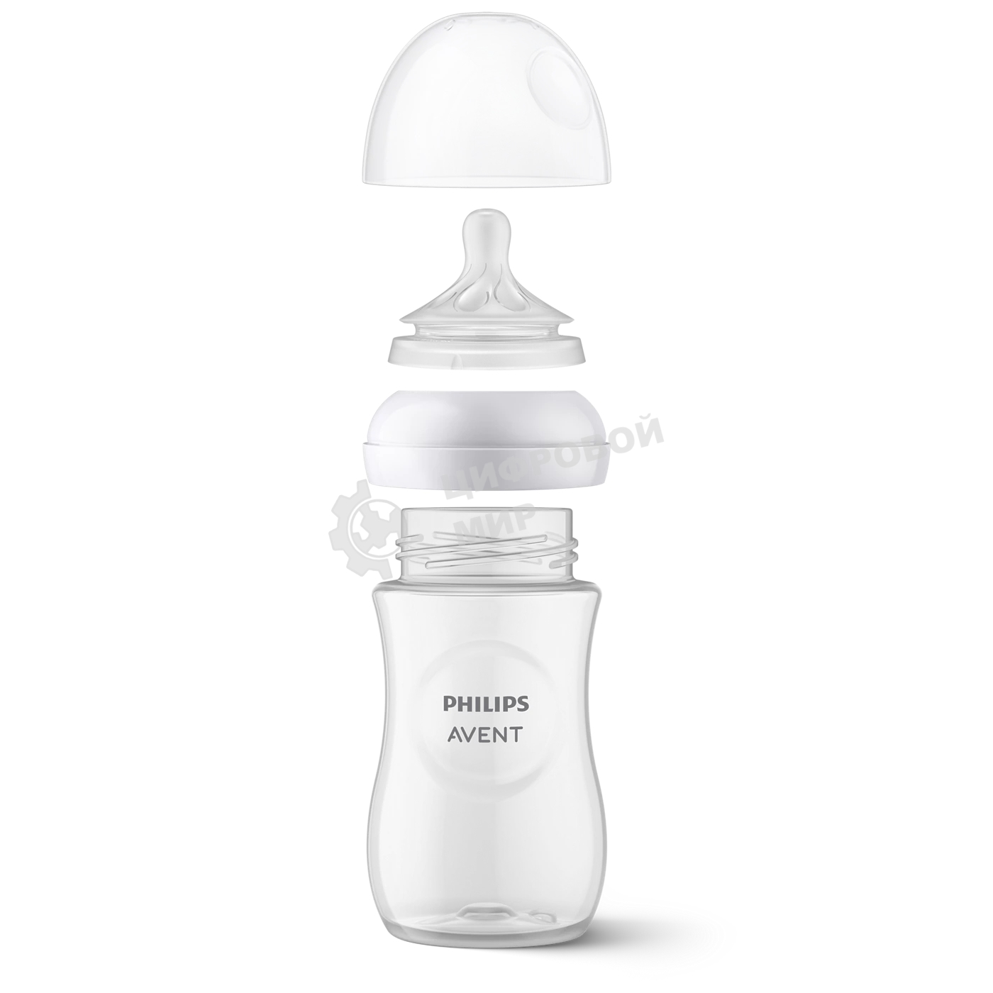 Бутылочка для кормления Philips SCY903/21 250 мл, 1 шт, серия NATURAL Response, пластик, BLUE