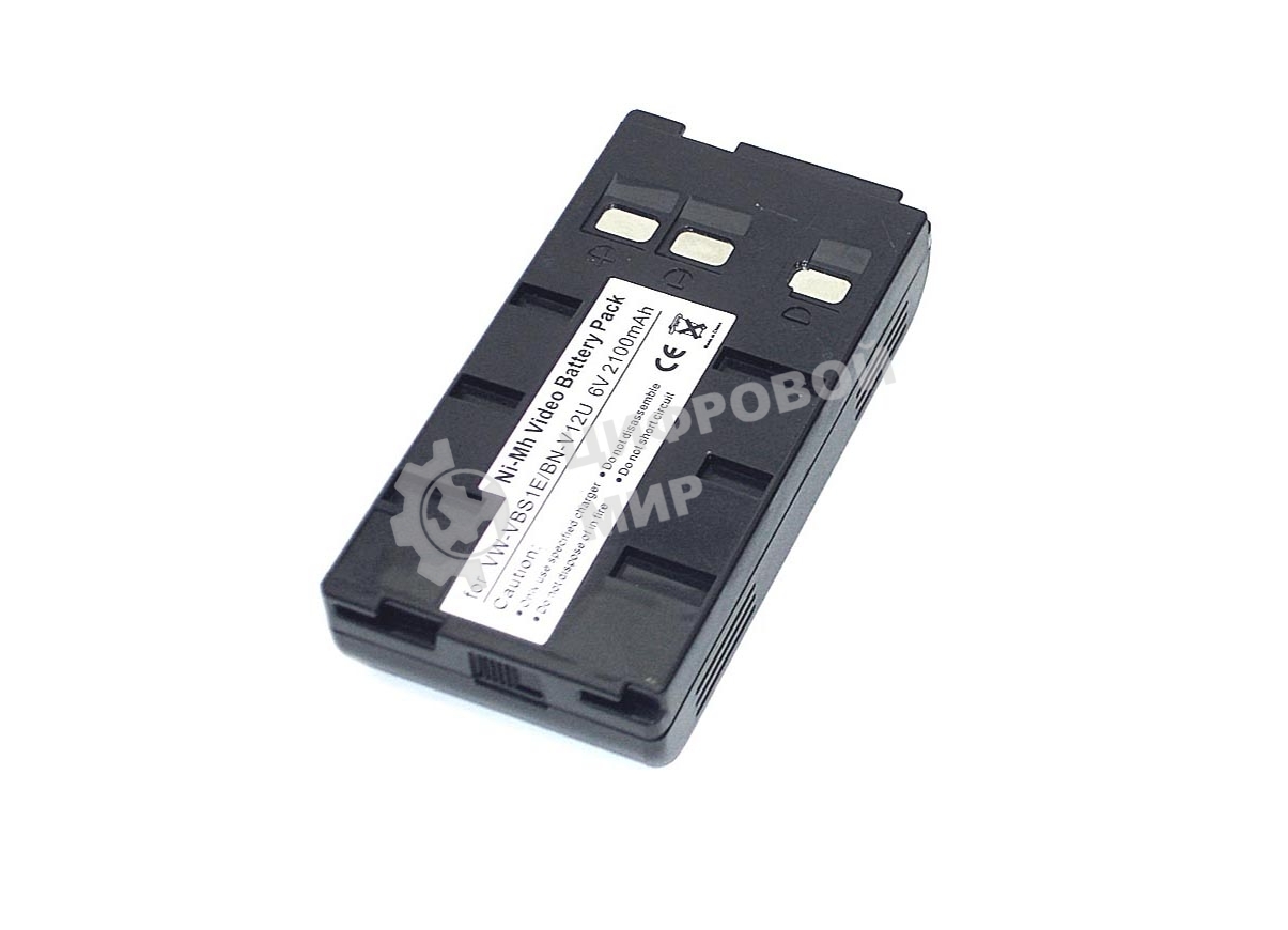 Аккумуляторная батарея для видеокамеры JVC GR-1U (VW-VBS1E) 6V 2100mAh Ni-Mh