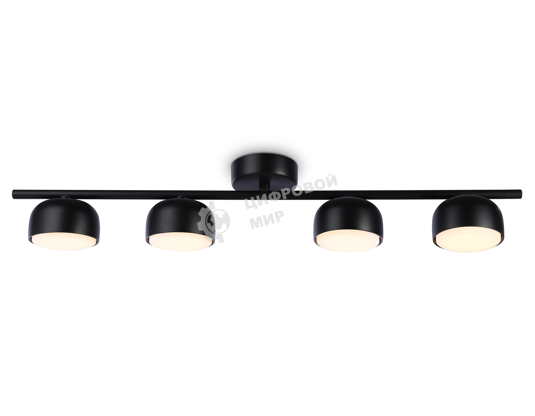 Светильник Ambrella light TN71029/4 BK черный GX53/4 max 12W 600*80*140