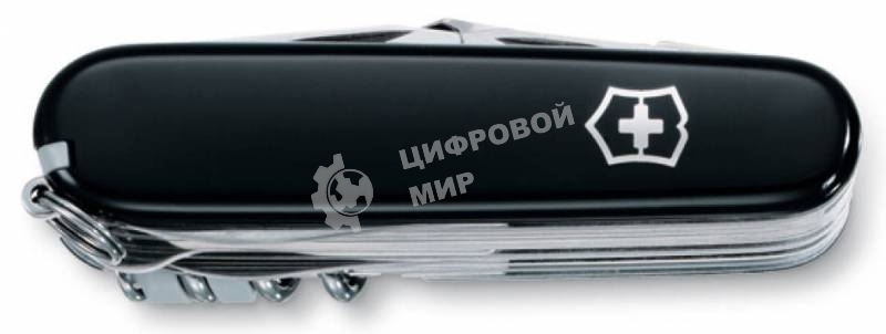 Нож перочинный Victorinox SwissChamp (1.6795.3) 91мм 33функций черный карт.коробка