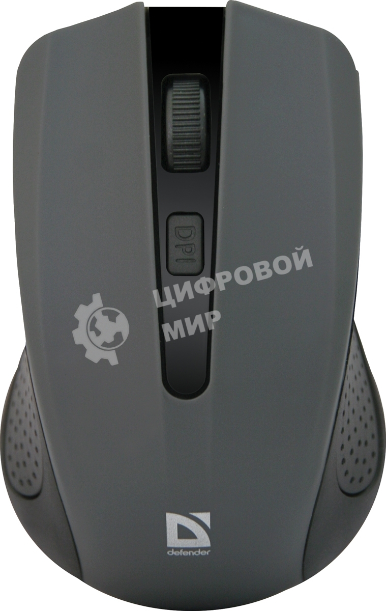 Мышь беспроводная Defender Accura MM-935 серый, 1600 dpi, радиоканал, USB, кнопки - 4