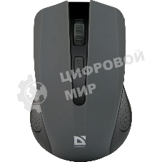 Мышь беспроводная Defender Accura MM-935 серый, 1600 dpi, радиоканал, USB, кнопки - 4