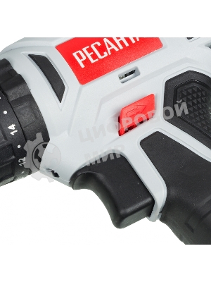 Дрель-шуруповерт Ресанта ДА-24-2ЛК-У, 24 В, 2 Ач, 60 Нм, щеточный