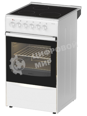 Плита электрическая Darina 1B EC 331 606 W белый/черный, конфорок 3 шт, духовка 50 л, 50 см x 85 см x 56 см