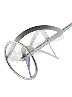 Насадка для миксера Сибртех, для тяжелых растворов,160 х 590 мм, оцинкованная,хвостовик резьба М14