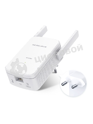 Комплект гигабитных Wi-Fi адаптеров Mercusys Powerline AV1000 Powerline kit with 300Mbps Wi-Fi, plug and play, up to 300 meters over an existing electrical circuit, the kit includes a MP510 and a MP500.