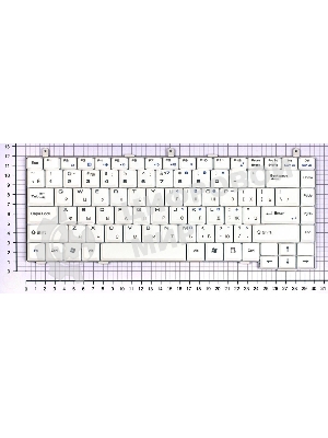 Клавиатура для ноутбука MSI S420 S425 S430 S450, белый