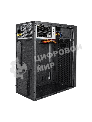 Компьютерный корпус Miditower ExeGate AA-442U2-UNS400 (ATX, БП UNS400 с вент. 12см, 1хUSB+2хUSB 3.0, аудио, черный)