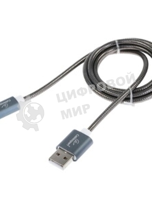 Кабель USB2.0 Cablexpert CC-G-mUSB01Gd-1M, AM/microB, серия Gold, длина 1м, золотой, блистер