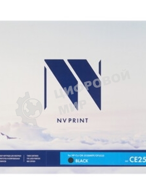 Картридж лазерный NVPrint совместимый HP CE250X черный для LJ Color CM3530/CP3525 (10500k)