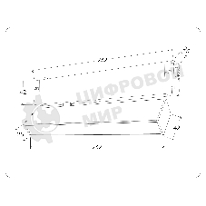 Управляемый светодиодный светильник для шинопровода Magnetic Ambrella light GL1321 WH белый IP20 12W 3000K-6400K 220V 120° 232*25*112 (Без ПДУ)