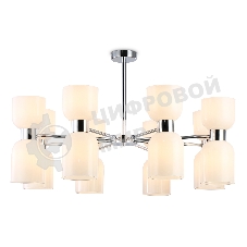 Люстра Ambrella light LH56085/16 СH/FR хром/белый матовый E14*16 max 40W D860*510