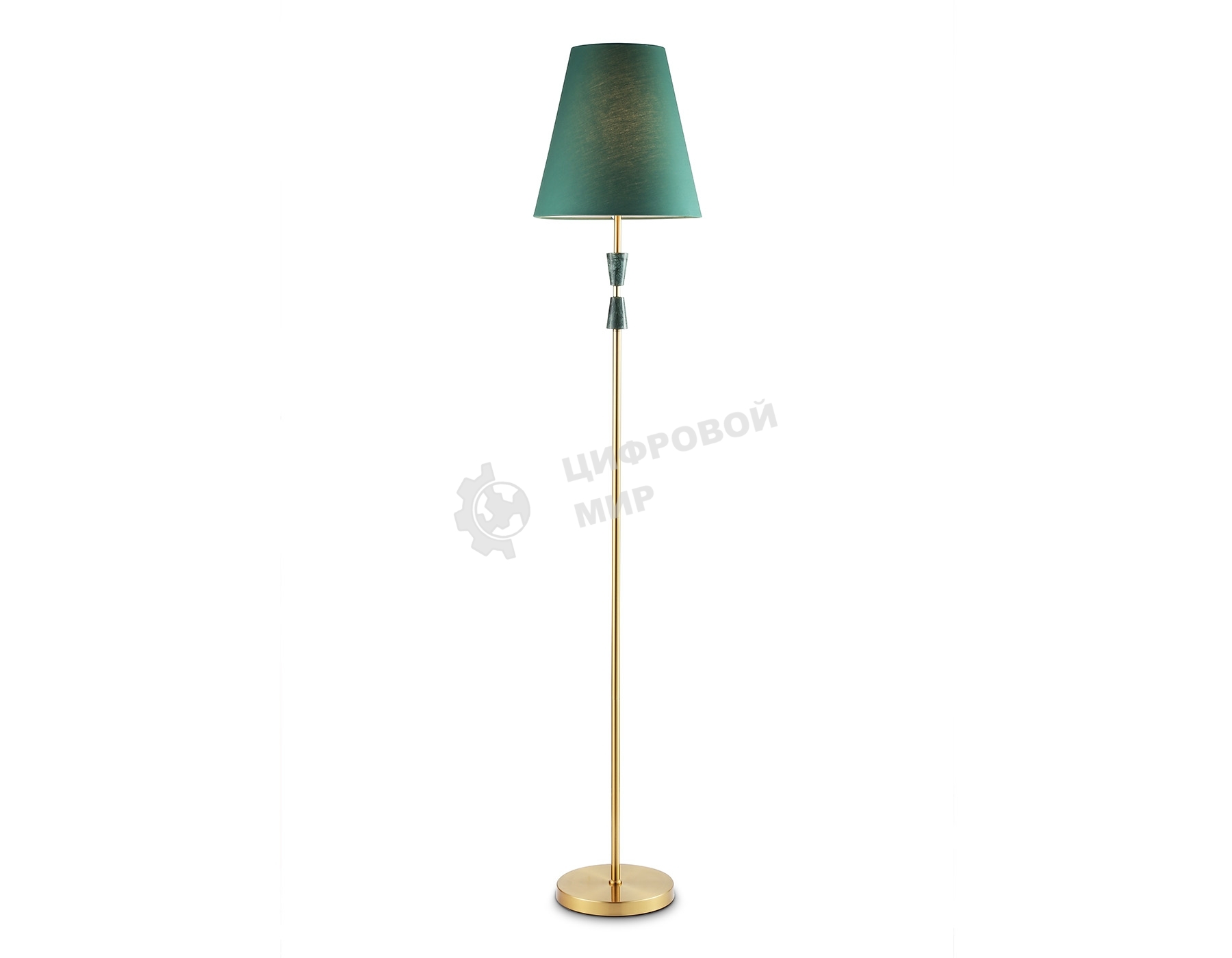 Светильник Ambrella light LH75059 BS/GN латунь/зеленый E27 max 60W D300*1550