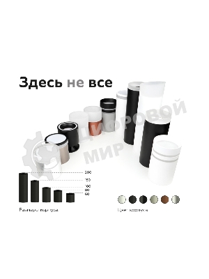 Насадка для корпуса светильника N7141 SWH/FR белый песок/белый матовый D70*H55mm Out40mm MR16