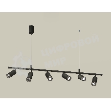 Светильник Ambrella light XB9006350/6 SBK/BK черный песок/тонированный MR16 GU5.3 (С9006, С6323, N6151)