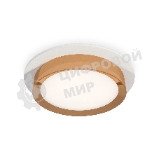Комплект встраиваемого светильника Ambrella light XC8050005 SWH/PYG белый песок/золото желтое полированное GX53 (C8050, N8124)
