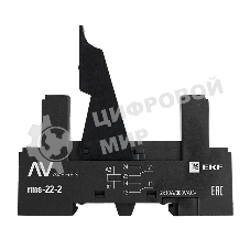 Разъем для реле РM slim 22/2 AVERES EKF rms-22-2