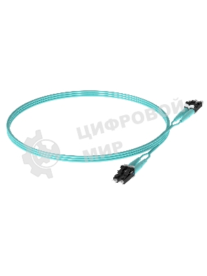 Патч-корд Panduit FX2ELLNLNSNM002 2x50/125 OM3 LC дуплекс-LC дуплекс 2м LSZH аквамарин