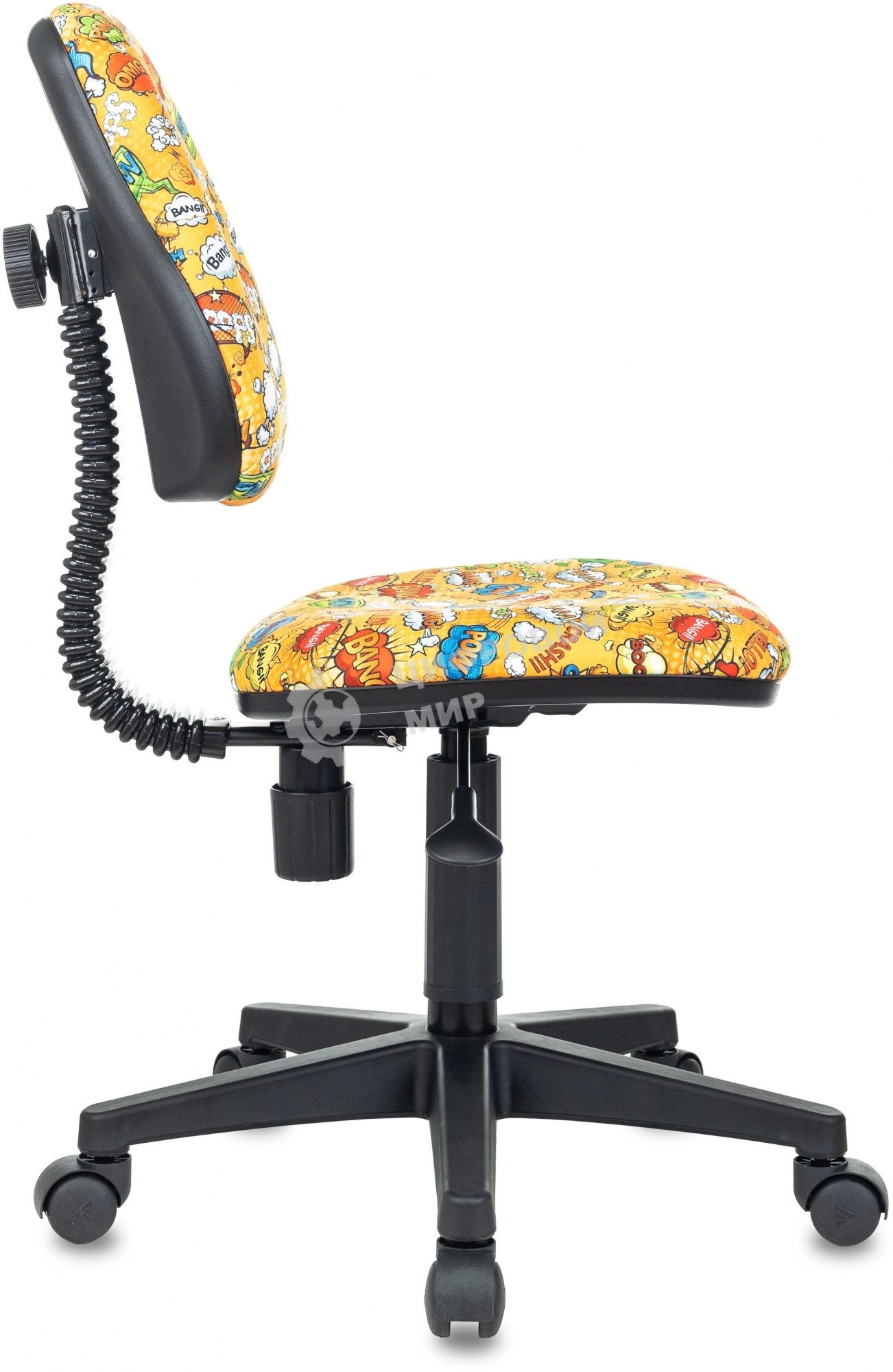 Кресло детское Бюрократ KD-4 оранжевый бэнг крестов. пластик