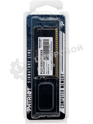 Оперативная память Patriot Signature, DDR5, 8GB (1x8 GB), 5600 MHz, CL46, SO-DIMM