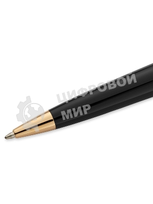Ручка шариковая Waterman Expert 3 (CWS0951700) Black Laque GT M, синие чернила, подарочная коробка