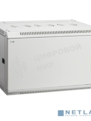 Шкаф LINEA ITK LWR3-06U66-MF W 6U 600x600 мм дверь металл, RAL7035