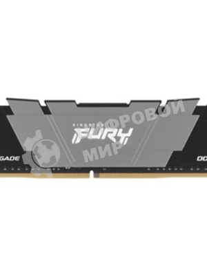 Оперативная память Kingston Fury Renegade, DDR4, 8GB (1x8GB), 3200MHz, CL16, DIMM, с радиатором, черный