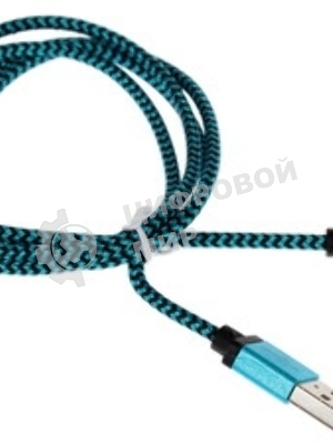 Кабель USB2.0 Cablexpert CC-S-mUSB01Gn-1M, AM/microB, серия Silver, 1м, зеленый, блистер