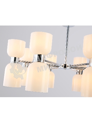 Люстра Ambrella light LH56085/16 СH/FR хром/белый матовый E14*16 max 40W D860*510