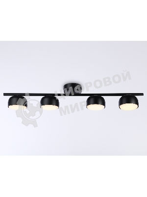 Светильник Ambrella light TN71029/4 BK черный GX53/4 max 12W 600*80*140