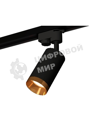 Светильник Ambrella light XT6323064 SBK/PYG черный песок/золото желтое полированное MR16 GU5.3 (A2521, C6323, N6134)
