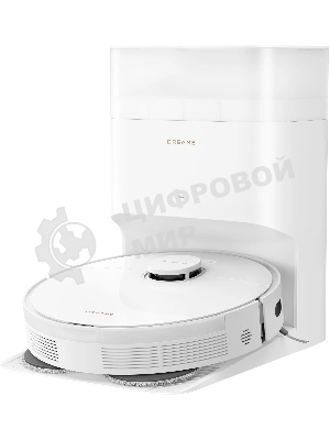 Робот-пылесос DreameBot L10S Plus белый, 5200 мА·ч Li-Ion, уборка влажная/комбинированная/сухая, пылесборник контейнер 0.35 л