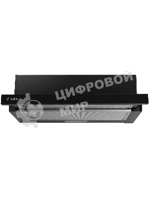 Вытяжка встраиваемая Lex Hogan G 600 черный управление: кнопочное (1 мотор)