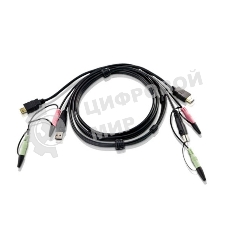Кабель для переключателей ATEN Custom USB 2.0 HDMI KVM Cable L:1.8m*2L-7D02UH