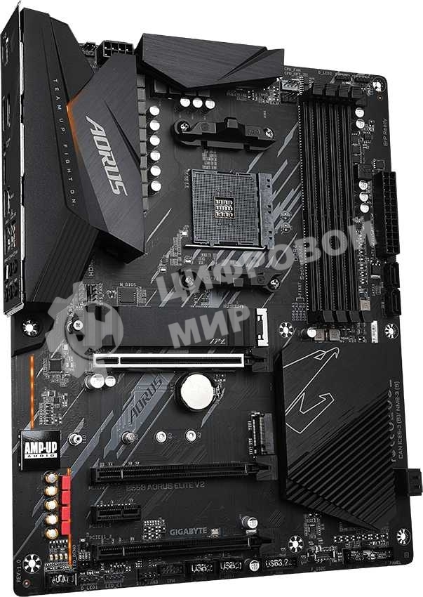 Материнская плата Gigabyte B550 AORUS ELITE V2 Soc-AM4 AMD B550 4xDDR4 ATX AC`97 8ch(7.1) 2.5Gg RAID+HDMI+DP