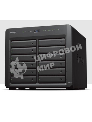 Сетевое хранилище Synology QC2.2GHz CPU/4Gb(up to 32Gb)/RAID 0,1,5,6,10/up to 12 SATA SSD/HDD (3.5