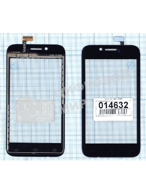 Сенсорное стекло (тачскрин) YZ-CTP183-FPC-V3.0, черное