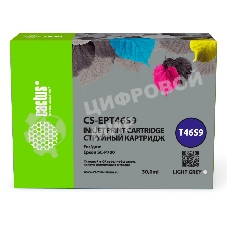 Картридж струйный Cactus CS-EPT46S9 T46S9 светло-серый (30мл) для Epson SureColor SC-P700